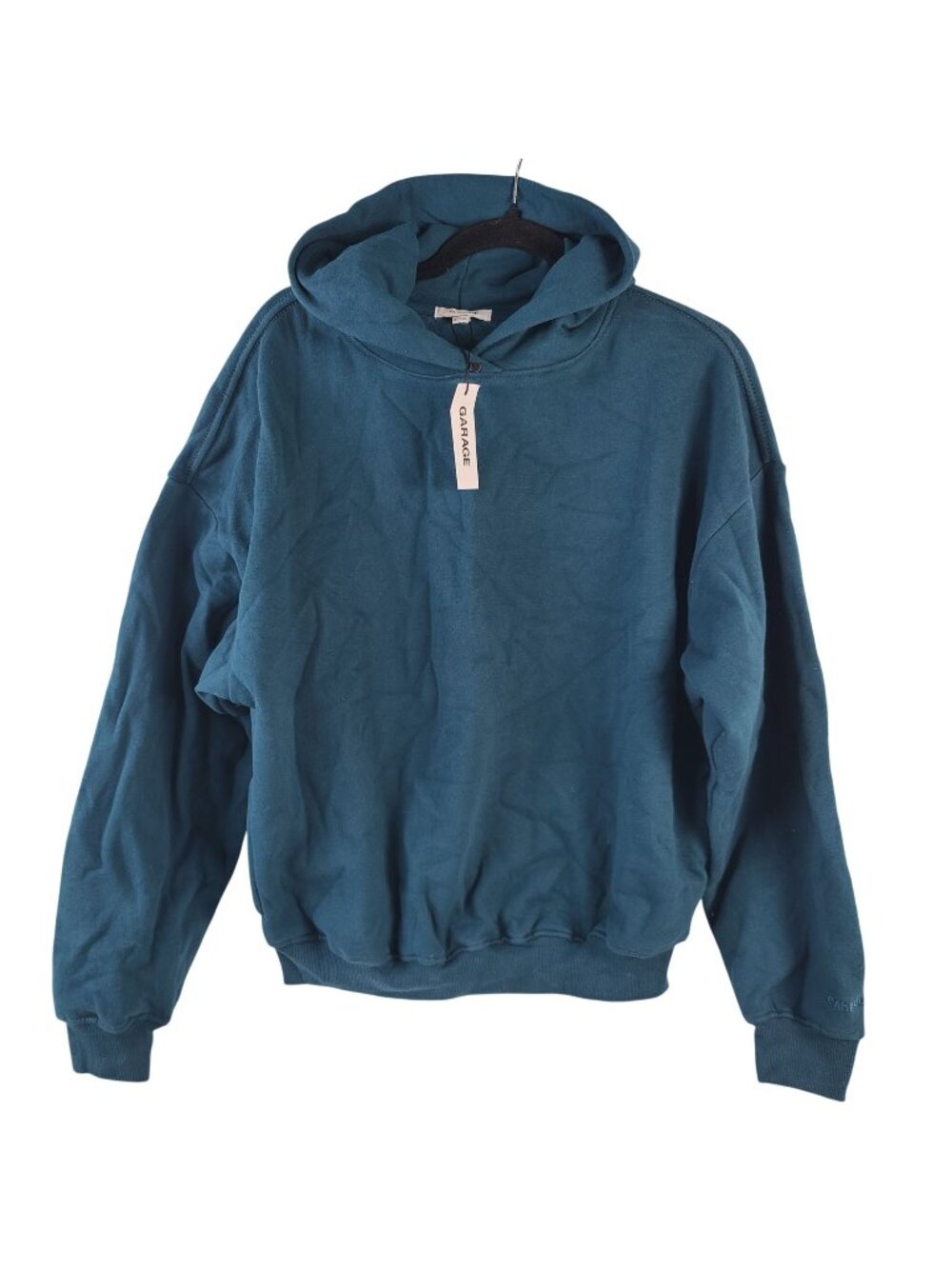 new Garage Teal Tease Ultra Fleece Hoodie XXS/XS Oversized Fit